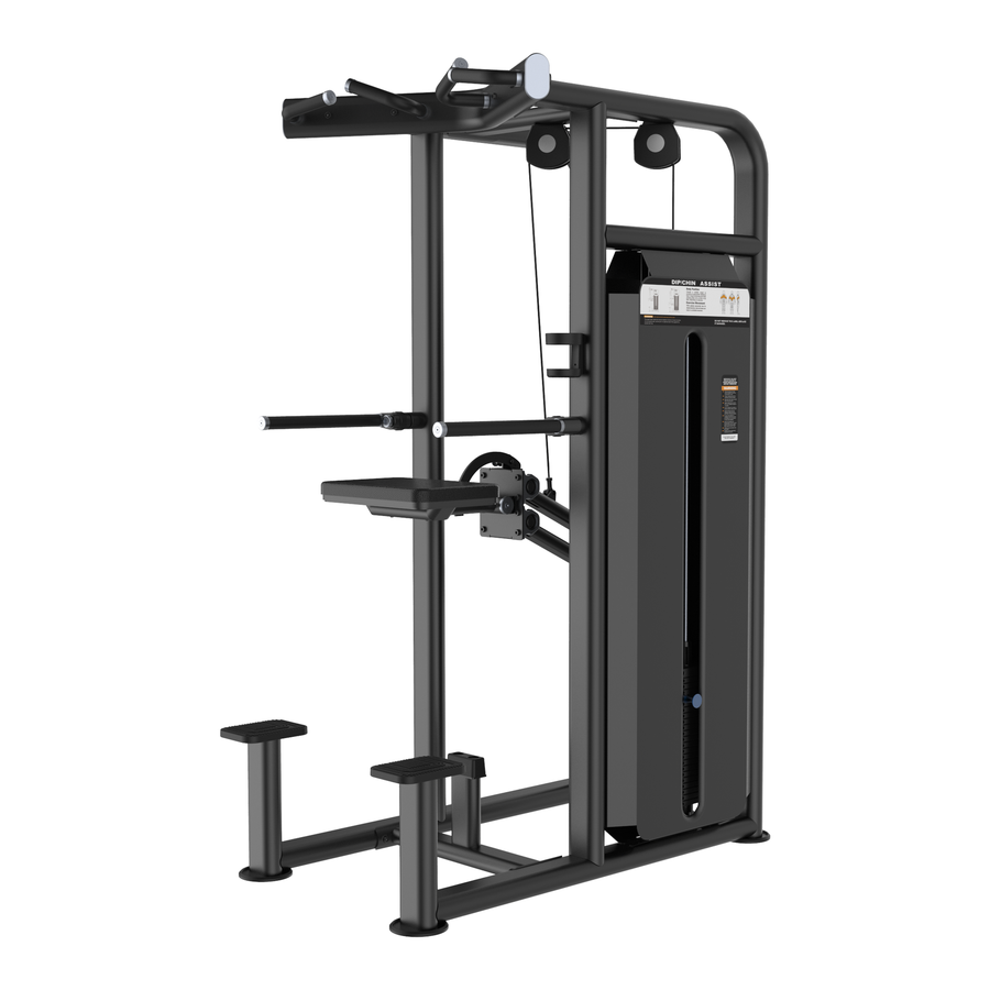 DHZ U2009 Dip Chin Assist Hauptansicht in Black Pearl und Schwarz