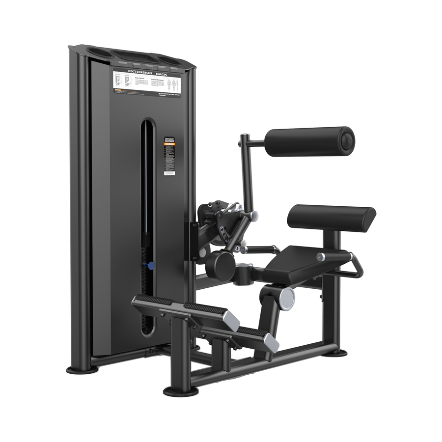 DHZ U2031 Back Extension Hauptansicht in Black Pearl und Schwarz