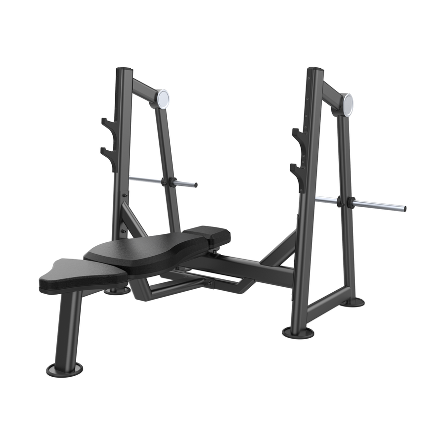 DHZ U2043 Olympic Bench Hauptansicht in Black Pearl und Schwarz