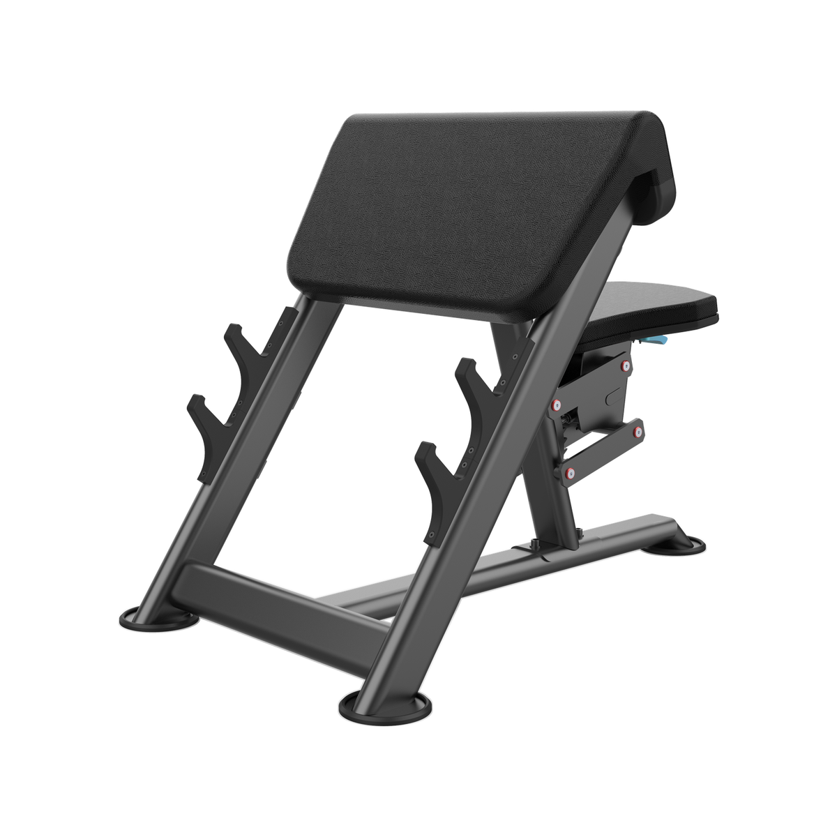 DHZ U2044 Seated Preacher Curl Hauptansicht in Black Pearl und Schwarz