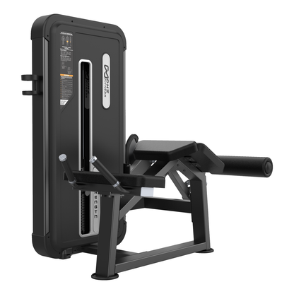 DHZ U3001A Prone Leg Curl in Black Pearl und Black – Hauptansicht auf weißem Hintergrund