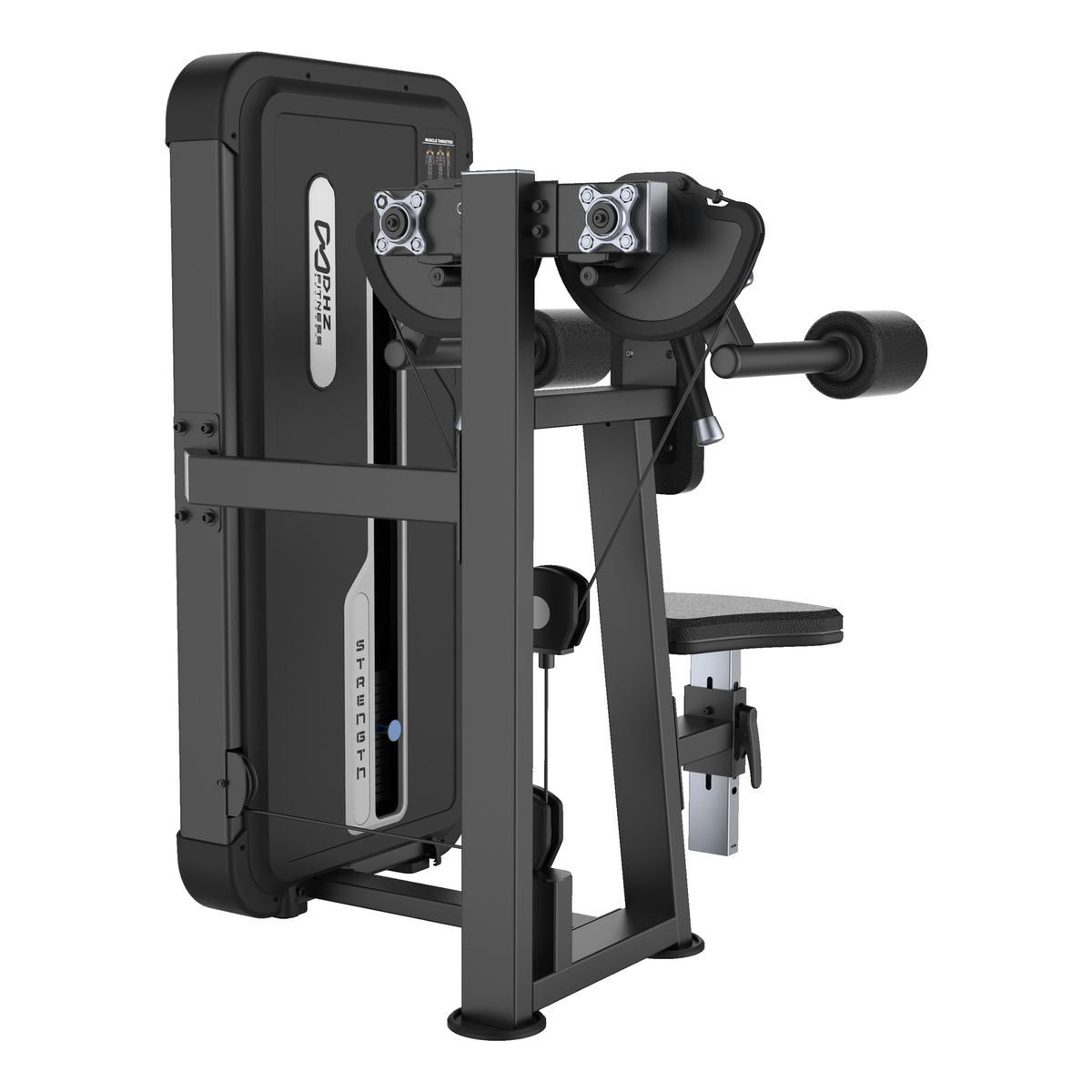DHZ U3005A Lateral Raise in Black Pearl und Black – Hauptansicht auf weißem Hintergrund