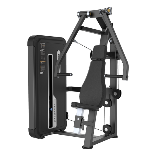 DHZ U3008A Vertical Press in Black Pearl und Black – Hauptansicht auf weißem Hintergrund