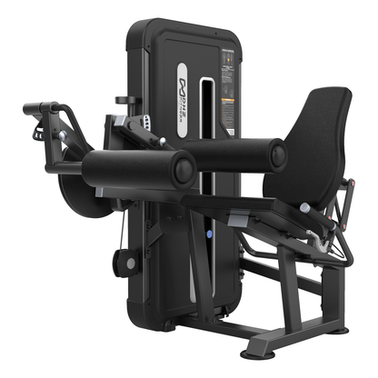 DHZ U3023A Seated Leg Curl in Black Pearl und Black – Hauptansicht auf weißem Hintergrund