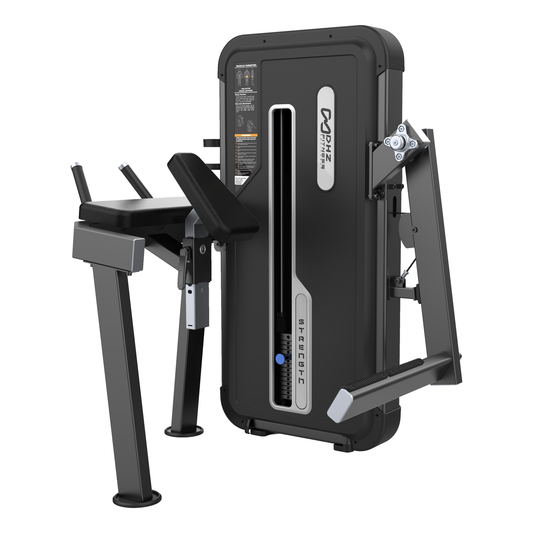 DHZ U3024A Glute Isolator in Black Pearl und Black – Hauptansicht auf weißem Hintergrund