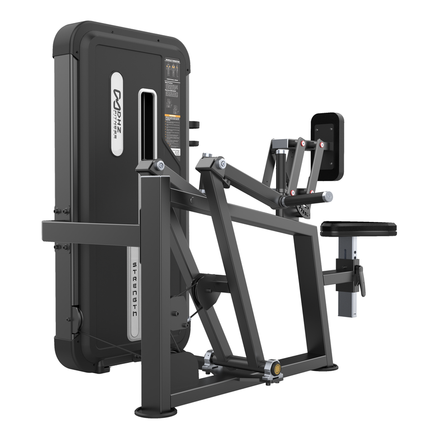 DHZ U3034A Vertical Row in Black Pearl und Black – Hauptansicht auf weißem Hintergrund