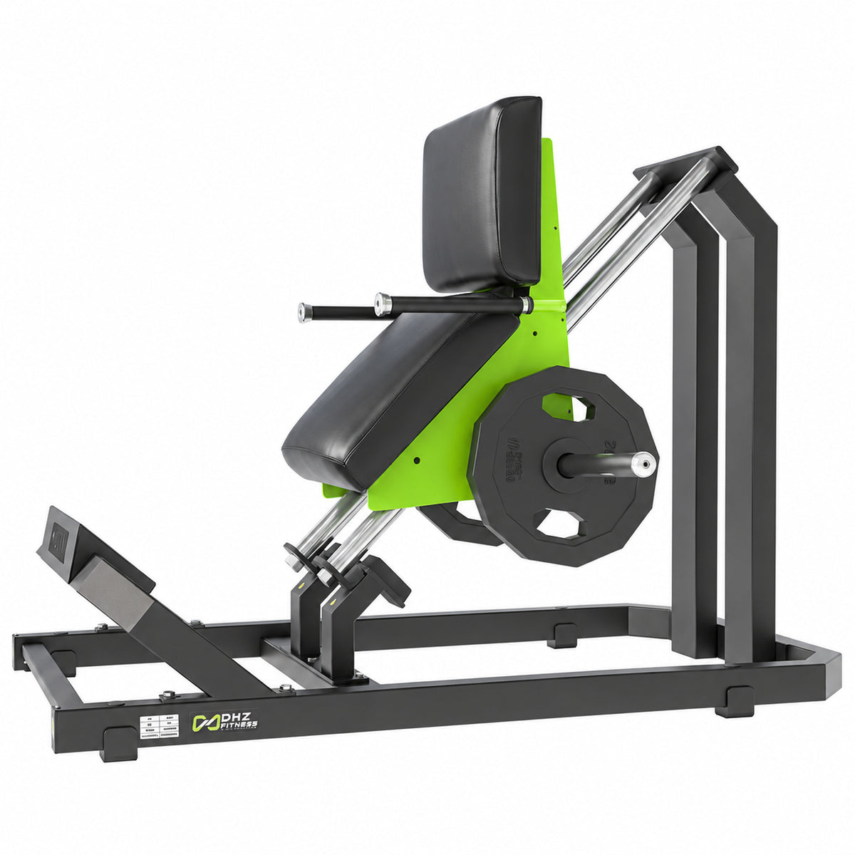 DHZ Y900 Y945 Wadenmaschine (Calf) in Grün-Schwarz – Hauptansicht