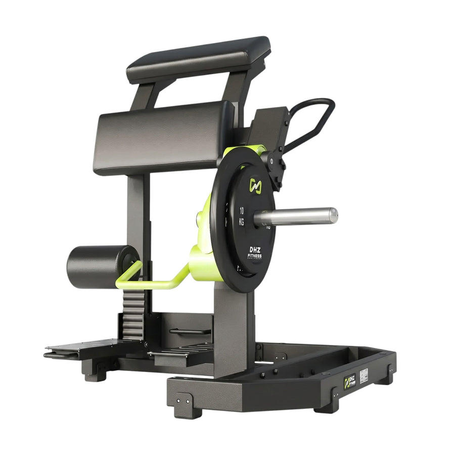 DHZ Y900 Y955 Beinbeuger (Leg Curl) in Grün-Schwarz – Hauptansicht