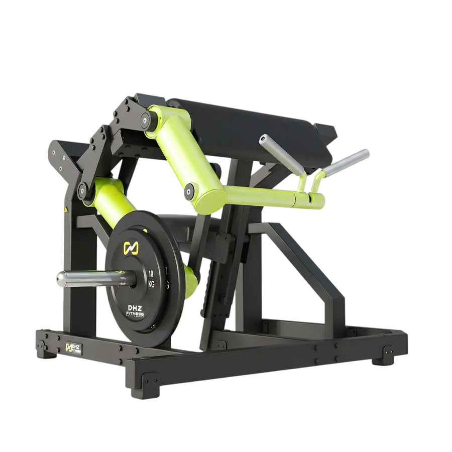 DHZ Y900 Y970 Bizepsmaschine (Biceps Curl) in Grün-Schwarz – Hauptansicht