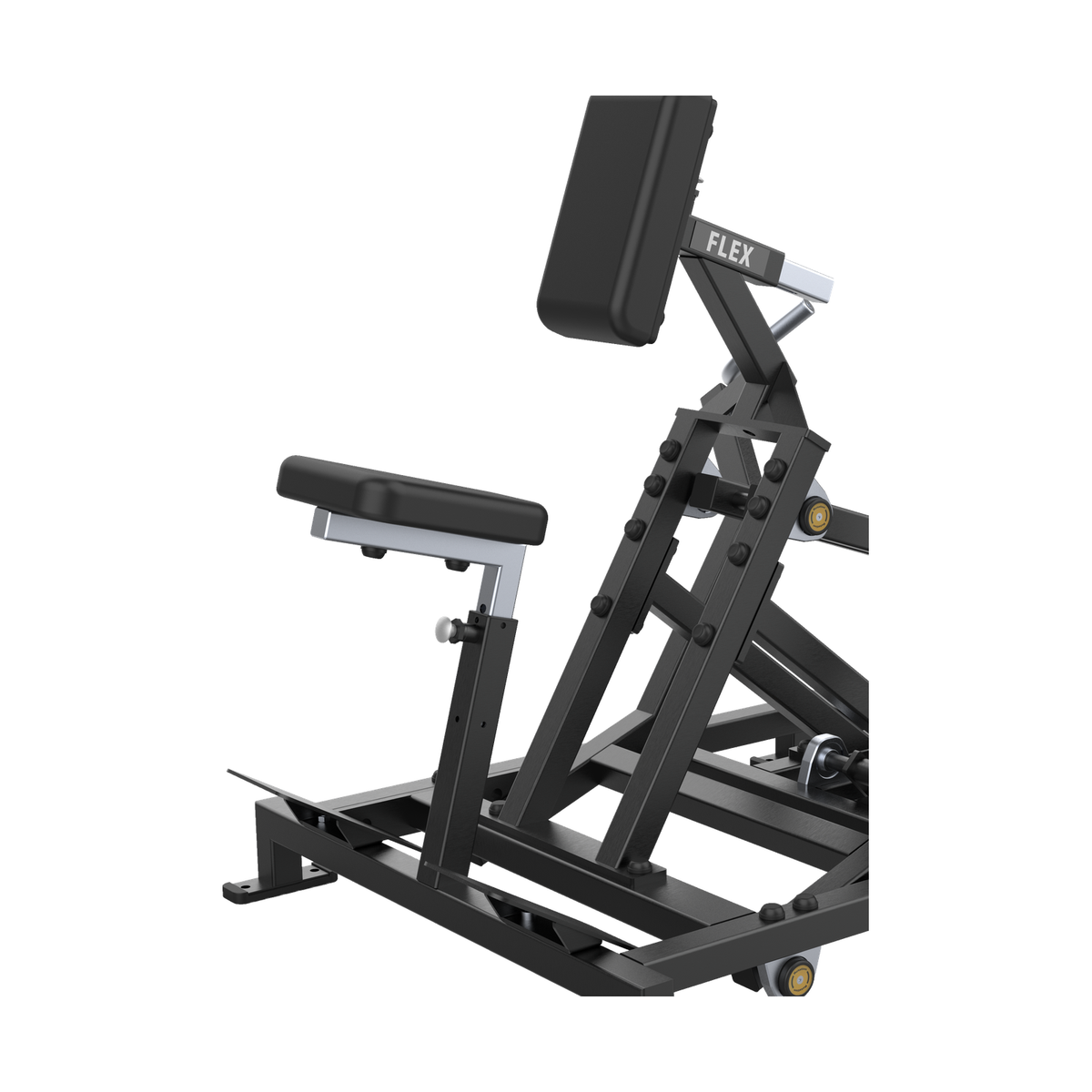 DHZ A704L FLEX Mid Row Sitz Brustpolster und Griffe im Detail