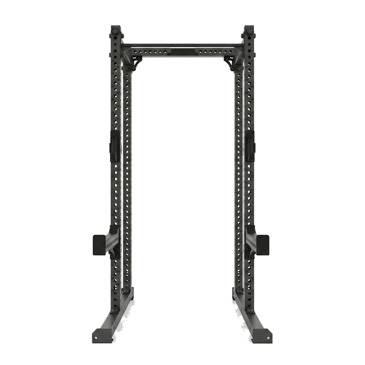 DHZ E6254P Half Rack Combi in Black Pearl und Piano Black – Frontansicht auf weißem Hintergrund