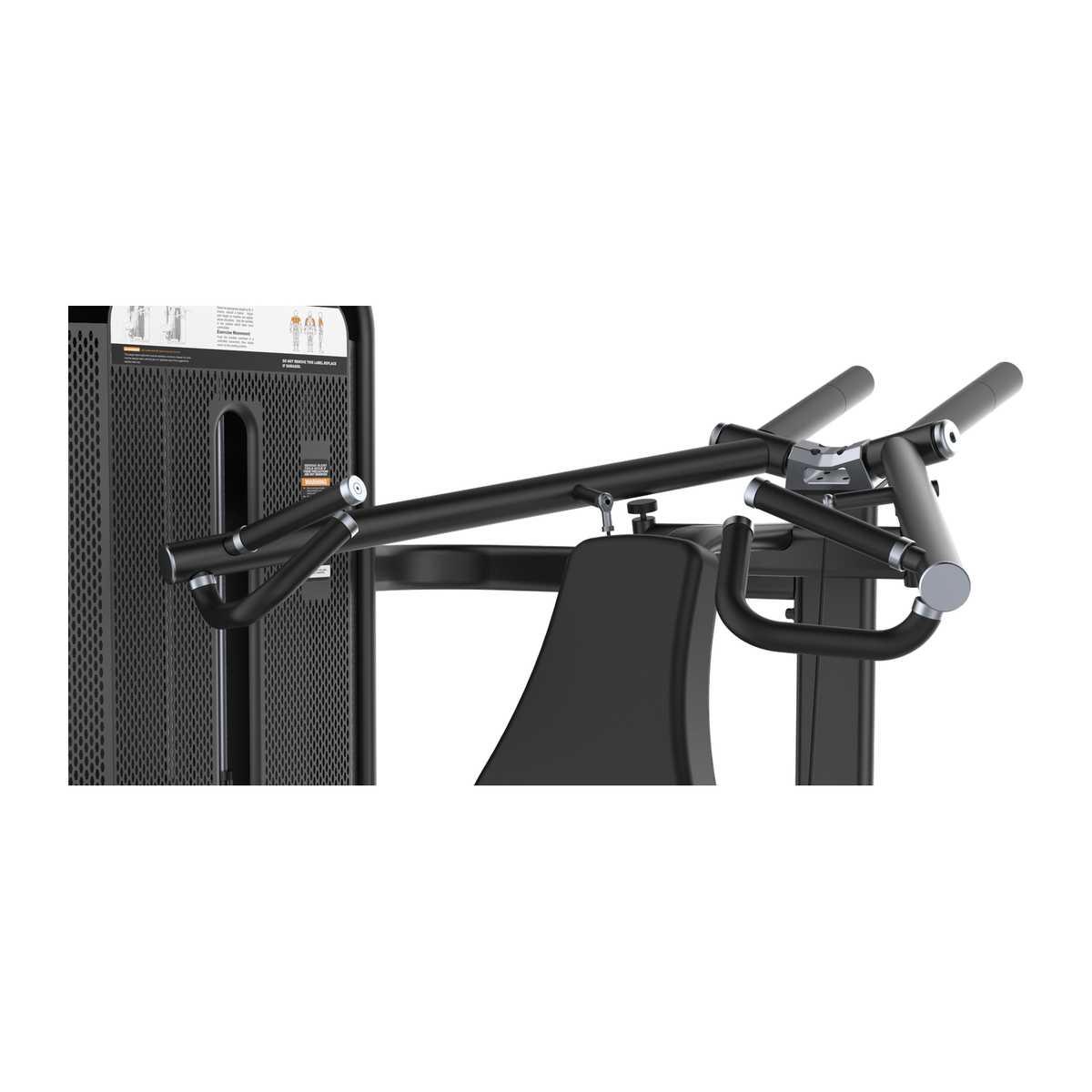 DHZ E7006 Shoulder Press Hebelarme, Griffe und Gelenke im Detail