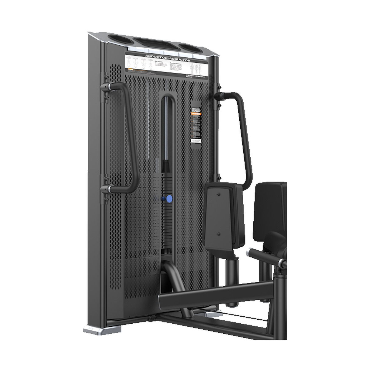 DHZ E7021A Abductor & Adductor – Gewichtsstapel, Übungsanleitung und Führung im Detail