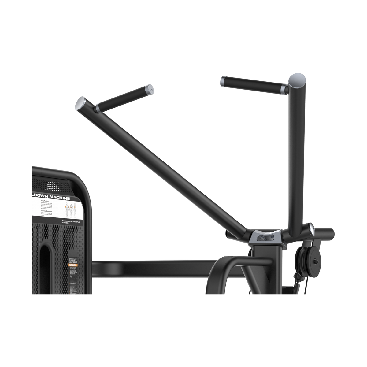 DHZ E7035 Pulldown unabhängige Zugarme und Griffe im Detail