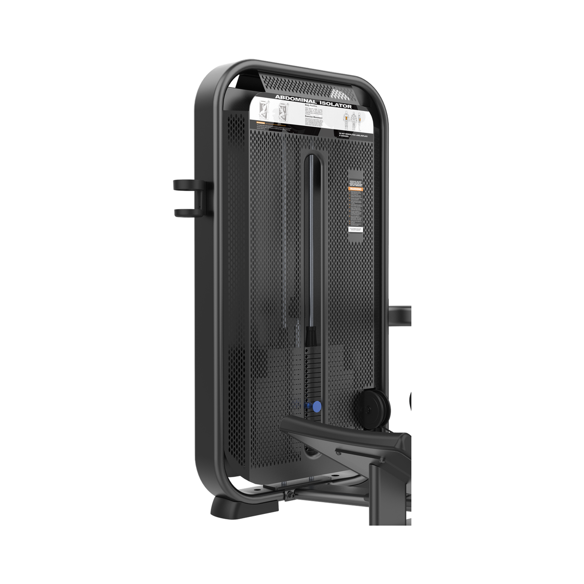 DHZ E7073 Abdominal Isolator Gewichtsblock und Einstellstift im Detail
