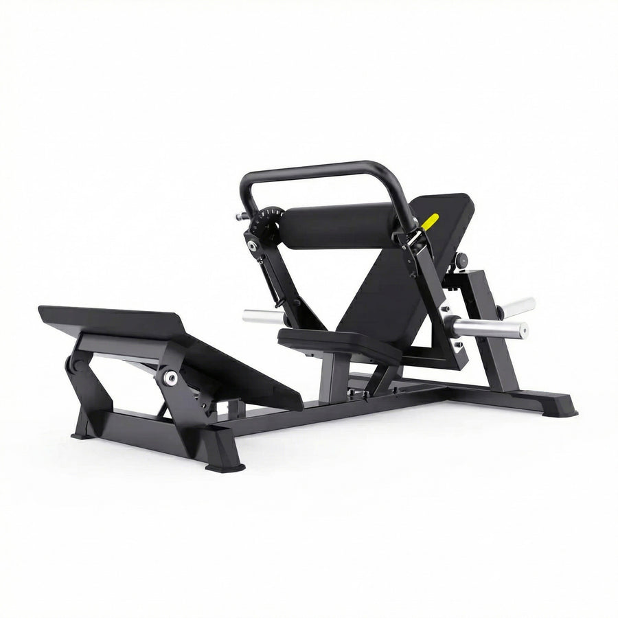 DHZ A602 Hip Thrust Walkthrough – Plate Loaded Hip Thrust Maschine – Perspektivische Geräteansicht
