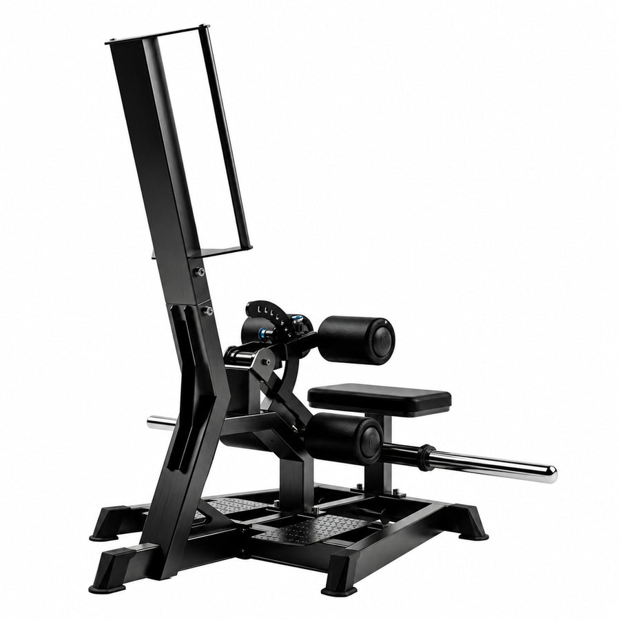 DHZ A605L Standing Hip Thrust – Hauptansicht des professionellen Fitnessgeräts – Fitnessstudio, Krafttraining und kommerzieller Studioeinsatz