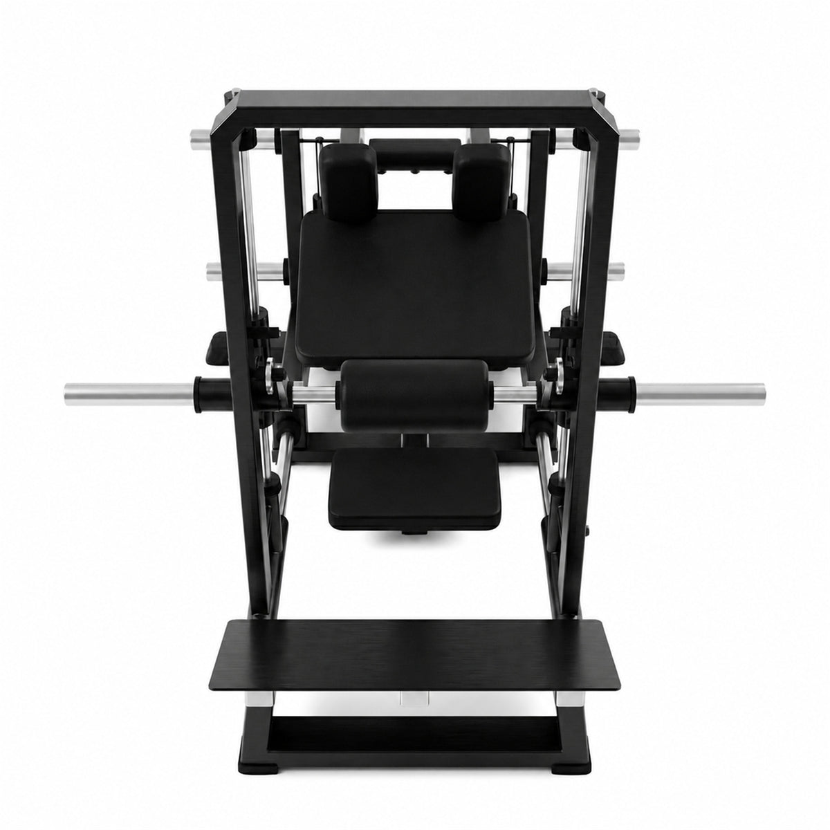 DHZ A609 3D Smith Hip Thrust – Frontansicht des professionellen Kraftgeräts – Fitnessstudio, Krafttraining und kommerzieller Studioeinsatz