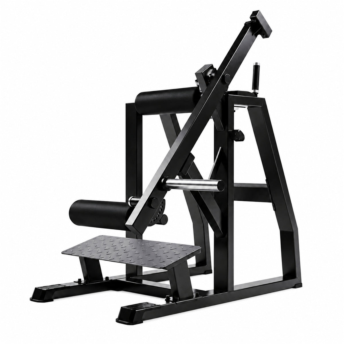 DHZ A613 Reverse Hyperextension – Seitenansicht des professionellen Kraftgeräts – Fitnessstudio, Krafttraining und kommerzieller Studioeinsatz