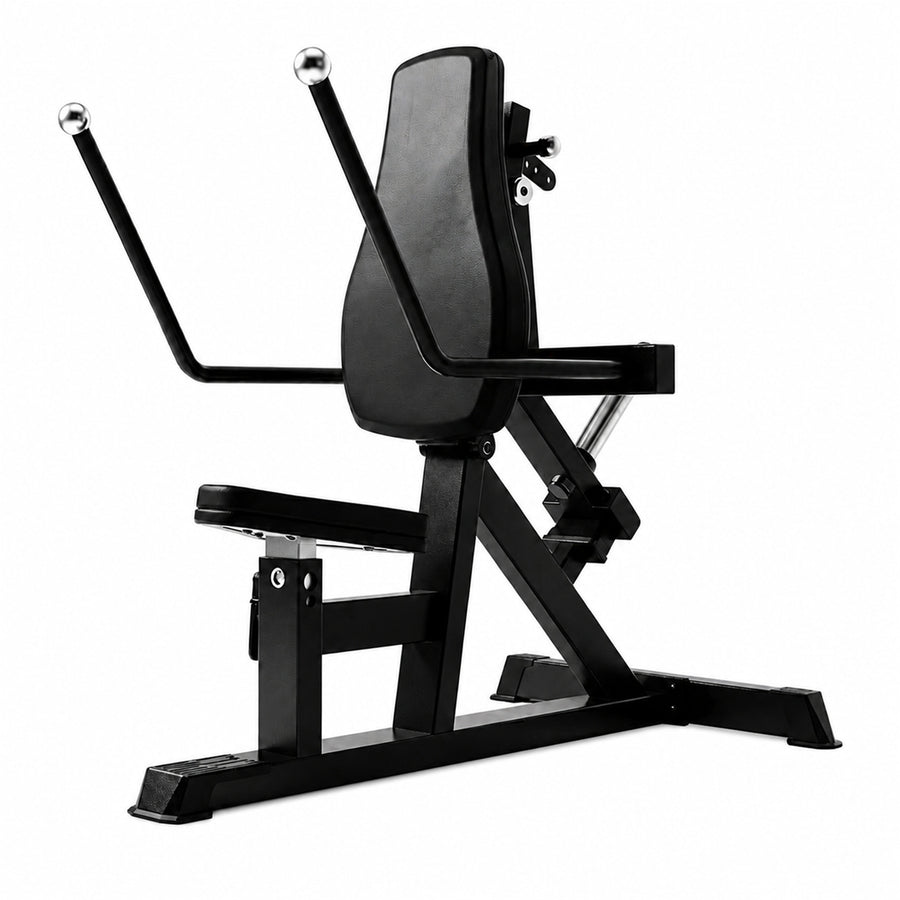 DHZ A614 Dual Triceps Extension Dip – Seitenansicht des professionellen Kraftgeräts – Fitnessstudio, Krafttraining und kommerzieller Studioeinsatz