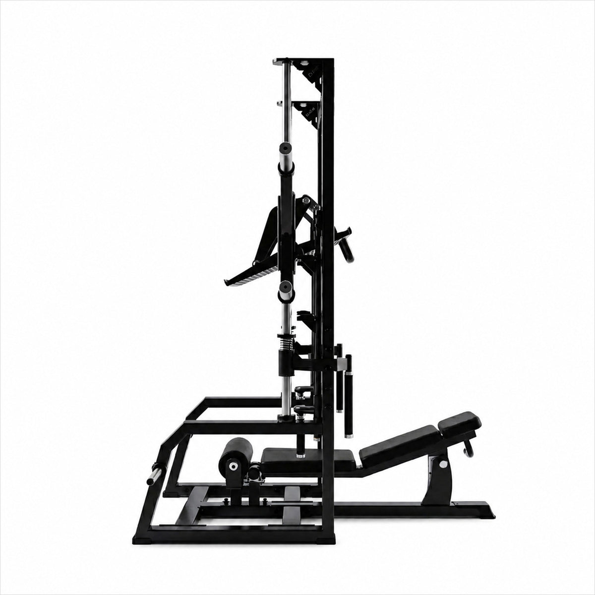 DHZ A616 Adjustable Vertical Leg Press – Professionelle Plate-Loaded Beinpresse – Seitenansicht