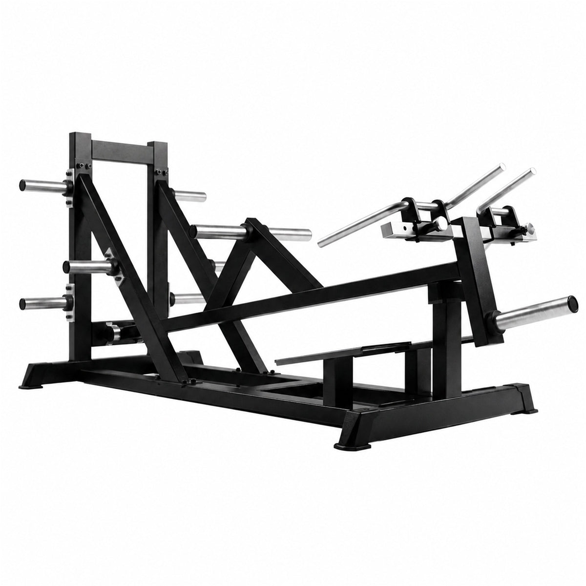 DHZ A617 Standing T-Bar Row – Seitenansicht des professionellen Kraftgeräts – Fitnessstudio, Krafttraining und kommerzieller Studioeinsatz