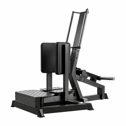DHZ Fitness A629 Standing Abductor – Plate-Loaded Glute Trainer in Seitenansicht auf weißem Hintergrund