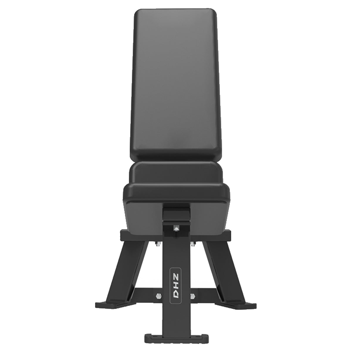 DHZ S-FORCE PM3004 Incline Bench 55° – Freihantel Schrägbank 55 Grad – schwarze Polster, Produktansicht 02