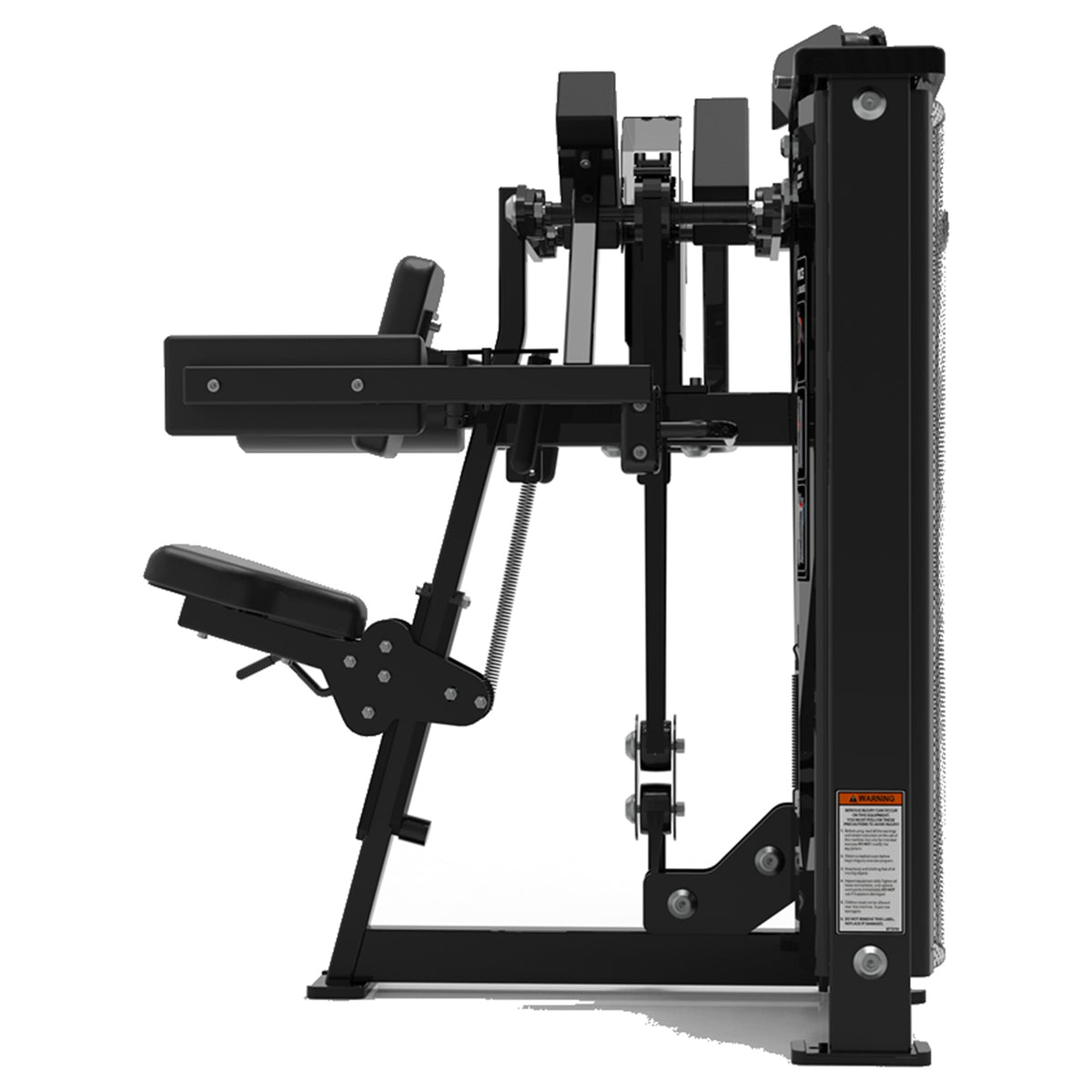 DHZ S-FORCE SM5005 Lateral Raise – Gewichtsblock Seitheben-Maschine – schwarze Polster, Produktansicht 02