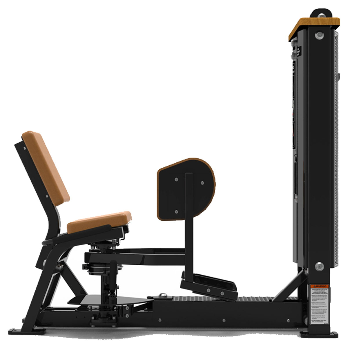 DHZ S-FORCE SM5021 Adductor – Gewichtsblock Adduktorenmaschine – braune Polster, Produktansicht 02