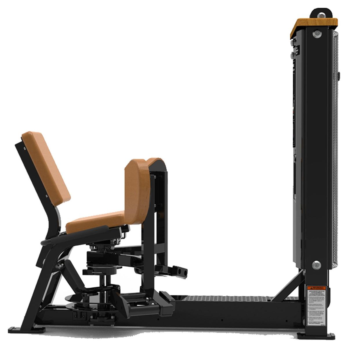 DHZ S-FORCE SM5022 Abductor – Gewichtsblock Abduktorenmaschine – braune Polster, Produktansicht 02