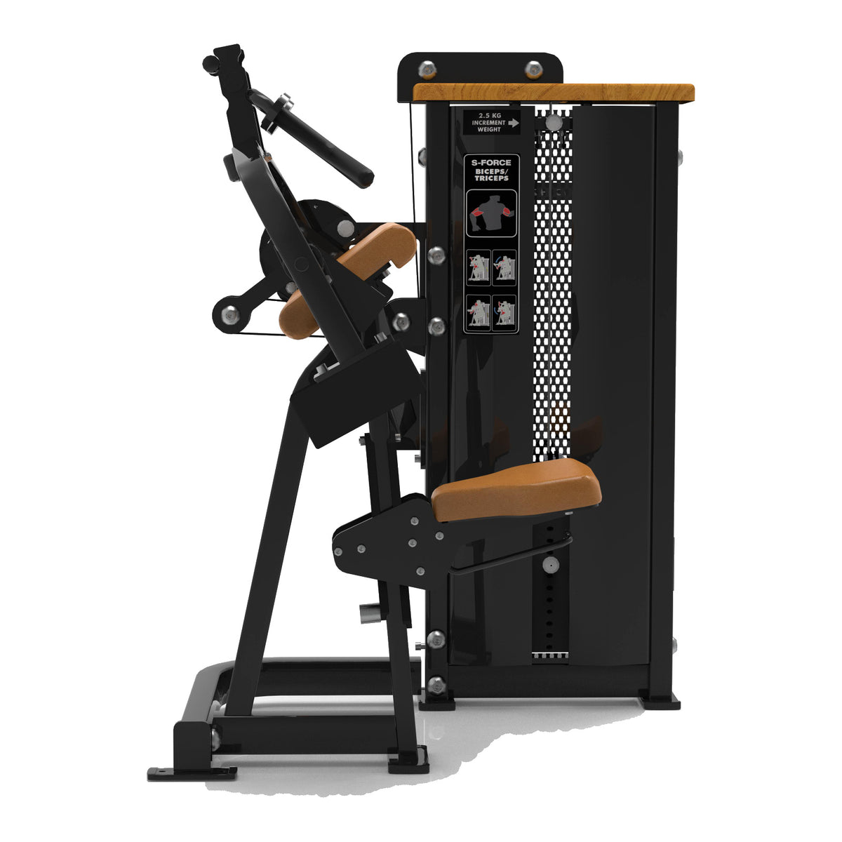 DHZ S-FORCE SM5087 Dual Biceps Curl & Triceps Extension – stroj na biceps a triceps pro fitness centra
