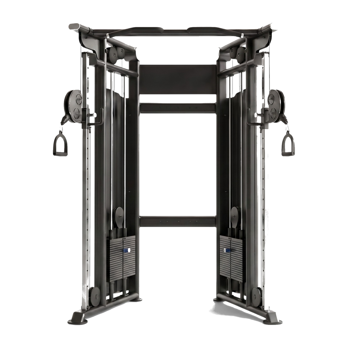 DHZ U2017 Functional Trainer Frontansicht mit zwei Kabelzügen