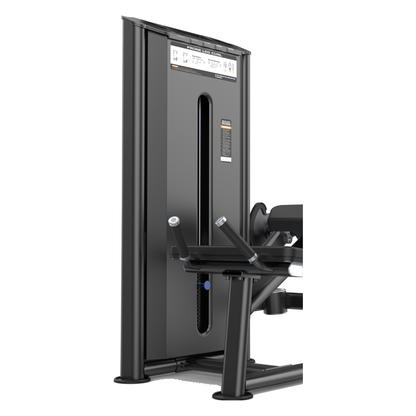 DHZ U2001 Prone Leg Curl Detailansicht des Gewichtsturms