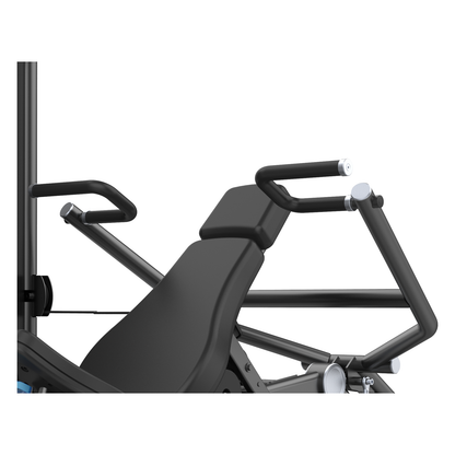 DHZ U2006 Shoulder Press Detailansicht von Griffen und Bewegungsarmen
