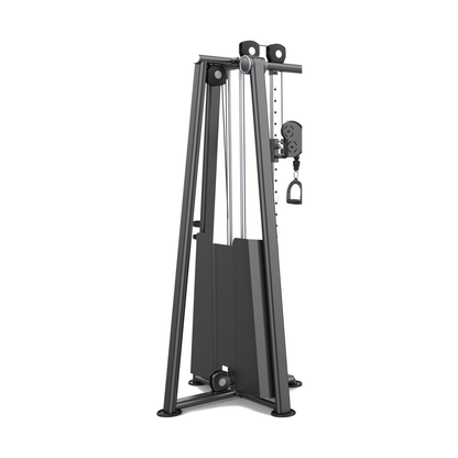 DHZ U2016 Cable Crossover linker Gewichtsturm und Kabelzug im Detail