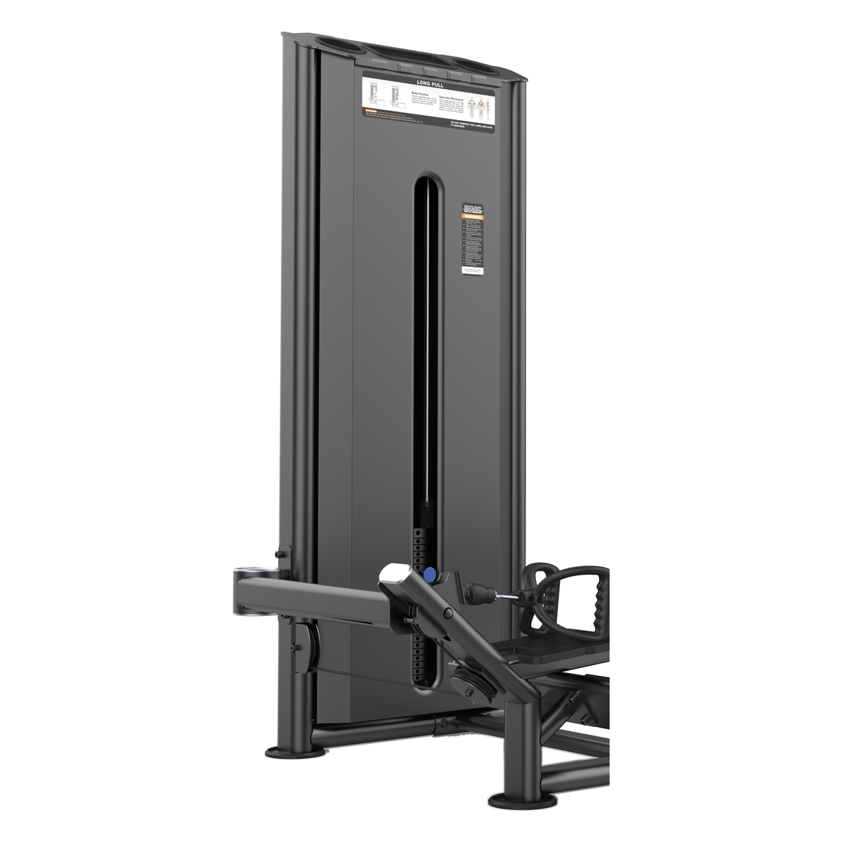 DHZ U2033 Long Pull Detailansicht von Gewichtsturm und Gewichtsstapel