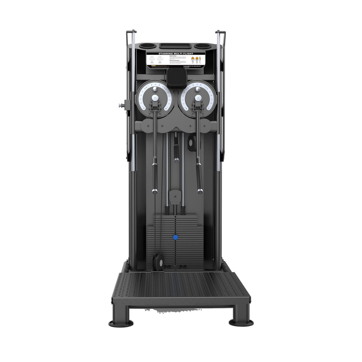 DHZ U2046 Multifunctional Frontansicht mit Bewegungsarmen und Standplattform