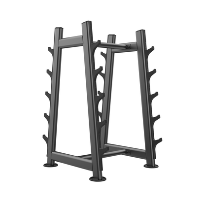 DHZ U2055 Barbell Rack Rückansicht mit zehn Langhantelablagen