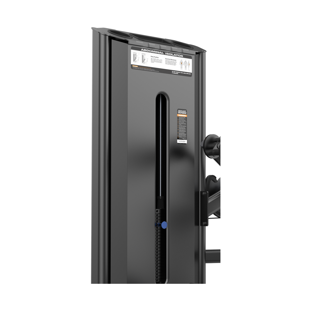 DHZ U2073 Abdominal Isolator Gewichtsturm und Gewichtsblock im Detail