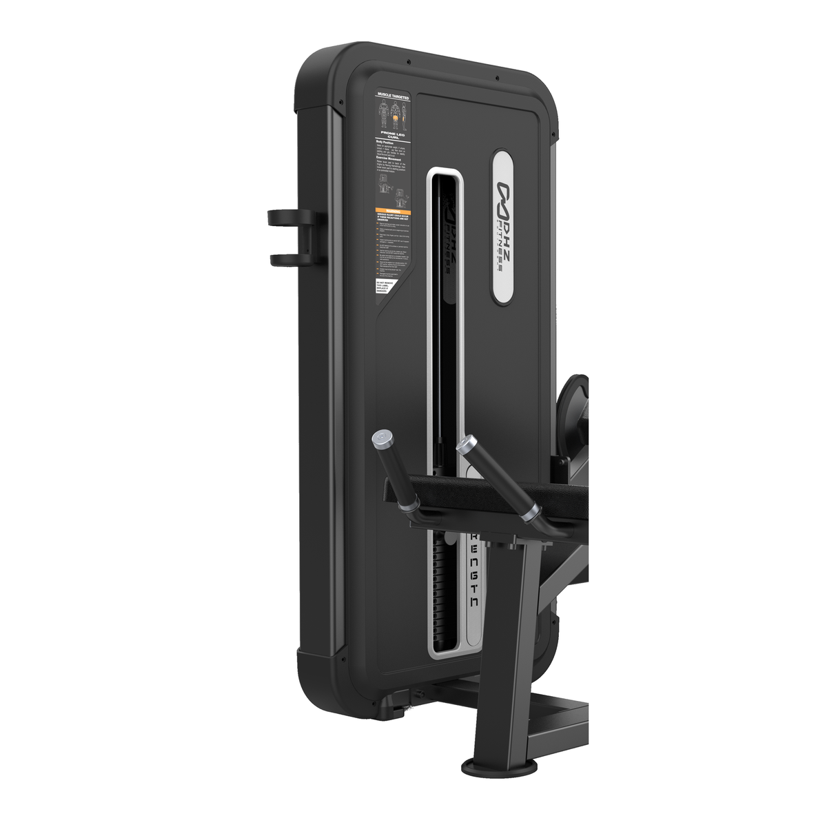 DHZ U3001A Prone Leg Curl – Gewichtsturm, Übungsanleitung und Führung im Detail