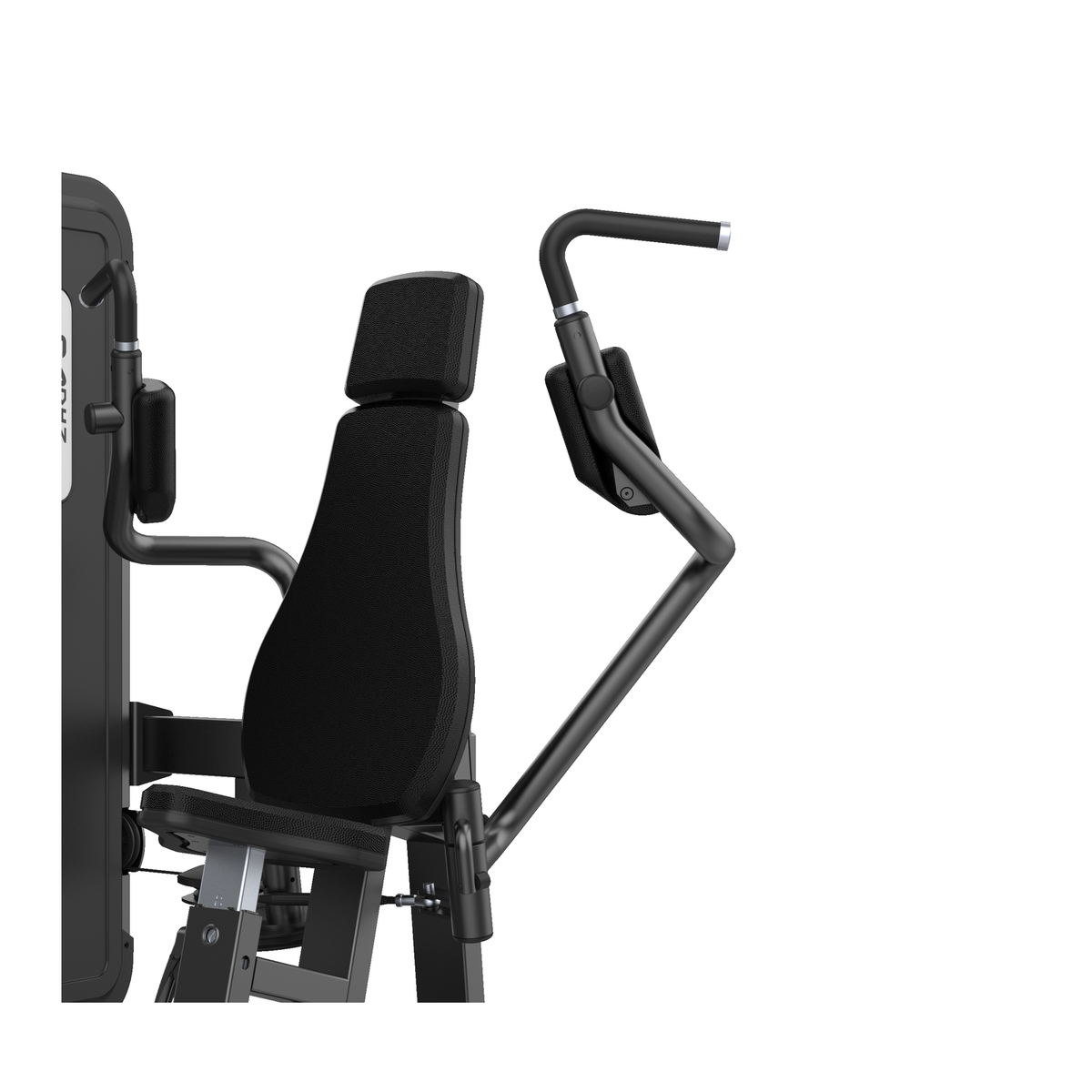 DHZ U3004A Pectoral Machine – Bewegungsarme, Griffe und Ellenbogenpolster im Detail
