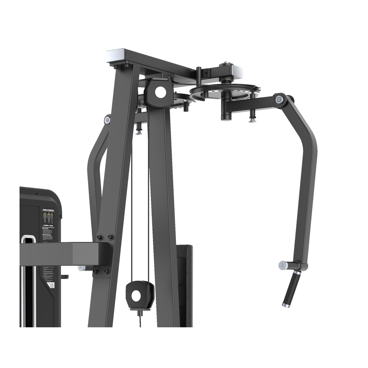DHZ U3007A Rear Delt Pec Fly – Armmechanik, Kurvenscheiben und Griffe im Detail