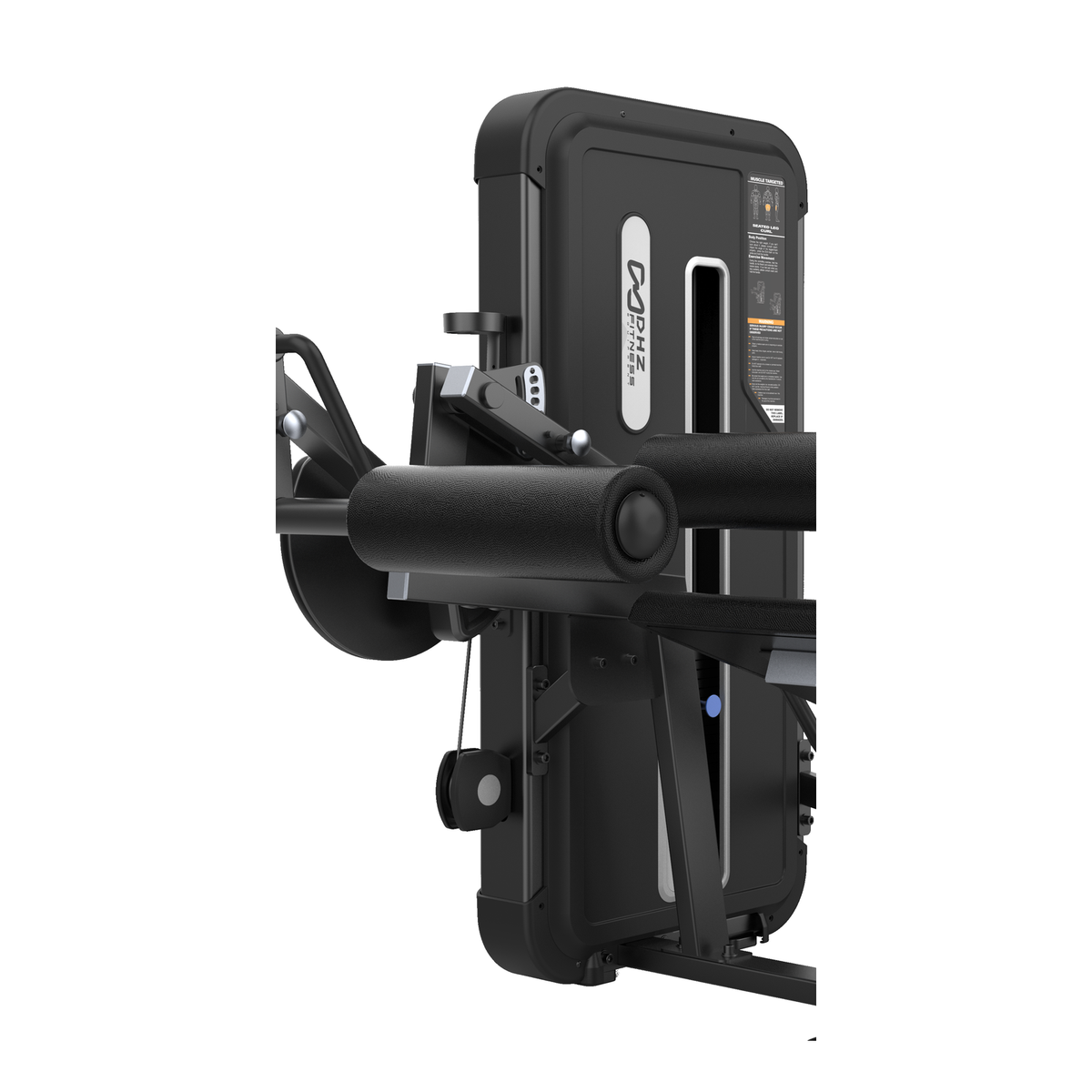 DHZ U3023A Seated Leg Curl – Gewichtsturm, Übungsanleitung und Bewegungsarm im Detail