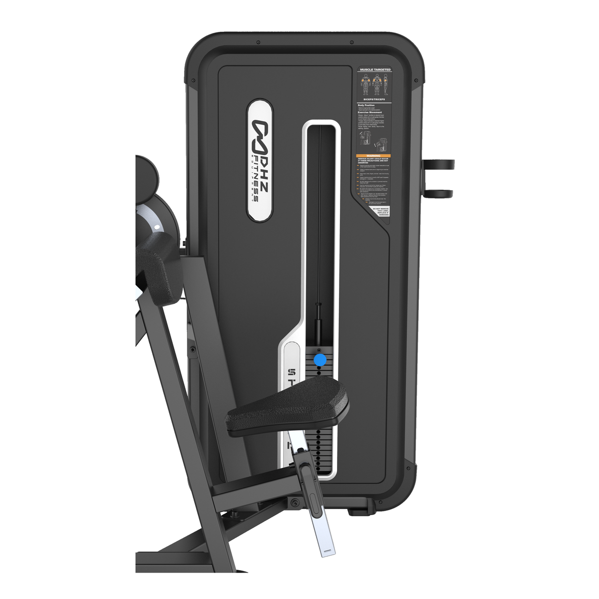 DHZ U3087A Camber Curl & Triceps – Gewichtsturm und Gewichtsstapel im Detail