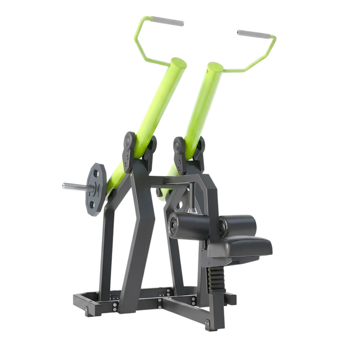 DHZ Y900 Y920 Latzugmaschine (Pull Down) in Grün-Schwarz – Frontansicht
