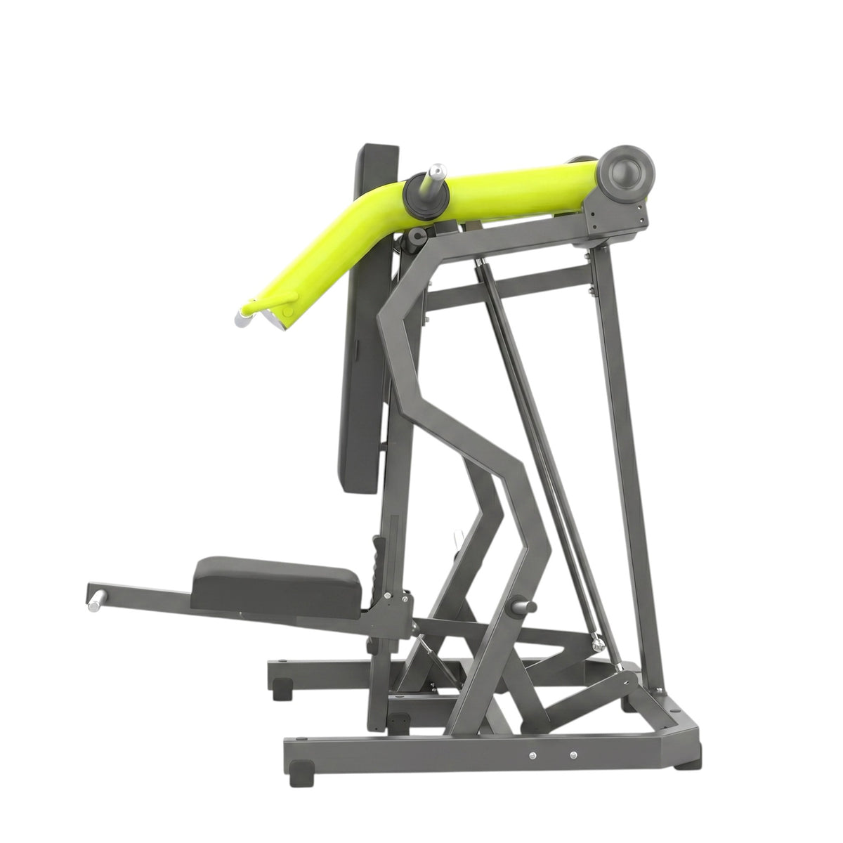 DHZ Y900 Y935L Schulterpresse (Shoulder Press) mit Einstiegshilfe in Grün-Schwarz – Seitenansicht