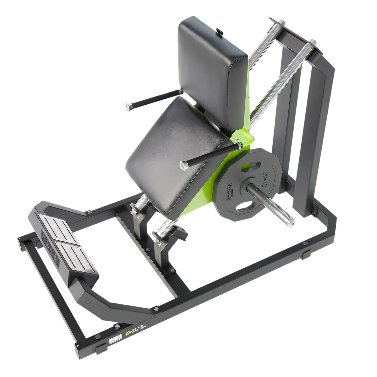 DHZ Y900 Y945 Wadenmaschine (Calf) in Grün-Schwarz – Ansicht von oben