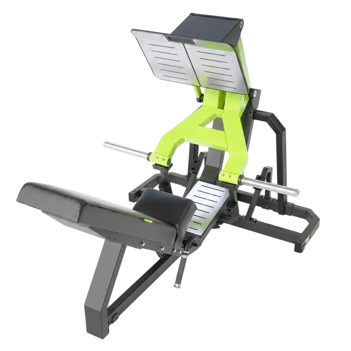 DHZ Y900 Y950 Beinpresse (Leg Press) in Grün-Schwarz – Ansicht von oben