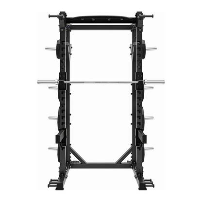 DHZ E6221 Basic Half Rack in Black Pearl und Piano Black – Rückansicht